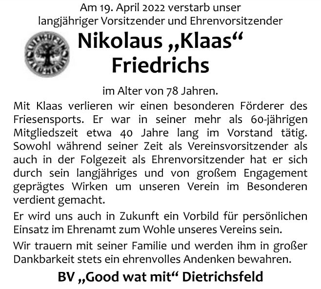 Nikolaus Friedrichs